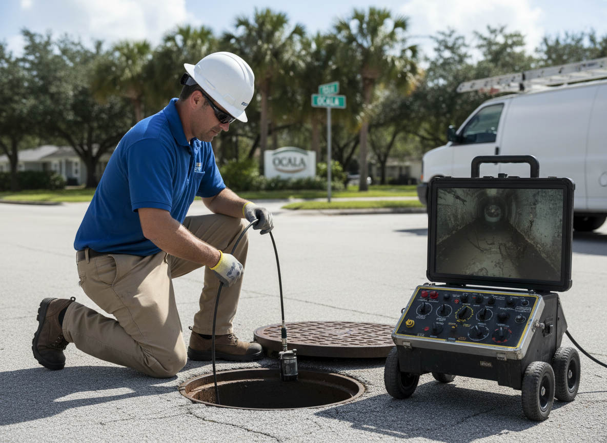 Sewer Camera Inspection in Ocala, FL